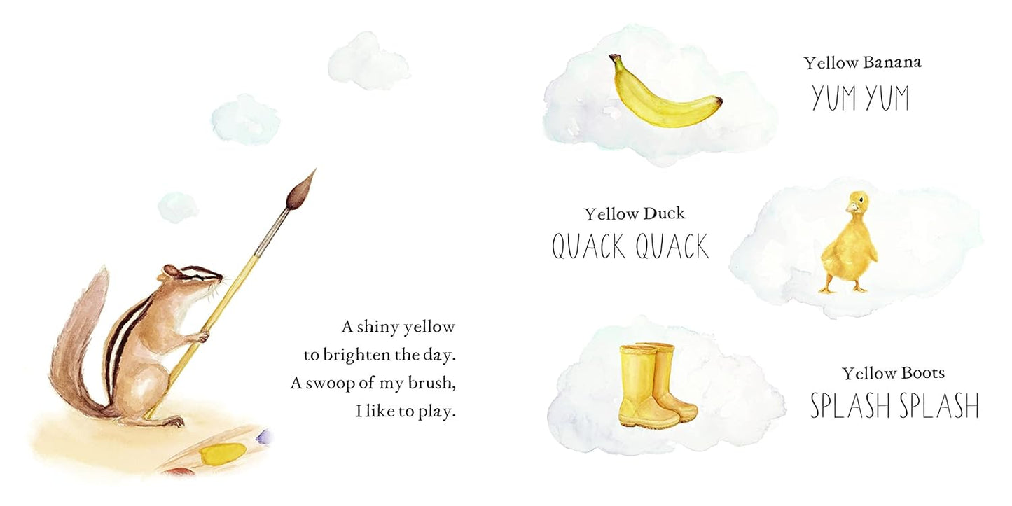 Wishy Washy: A Board Book of First Words and Colors for Growing Minds - The Regal Find