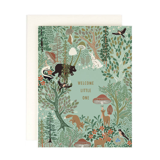 Woodland Baby Card - The Regal Find