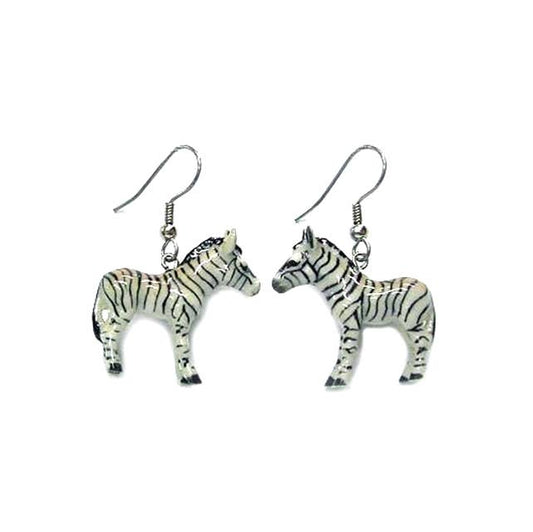 Zebra Earrings - The Regal Find