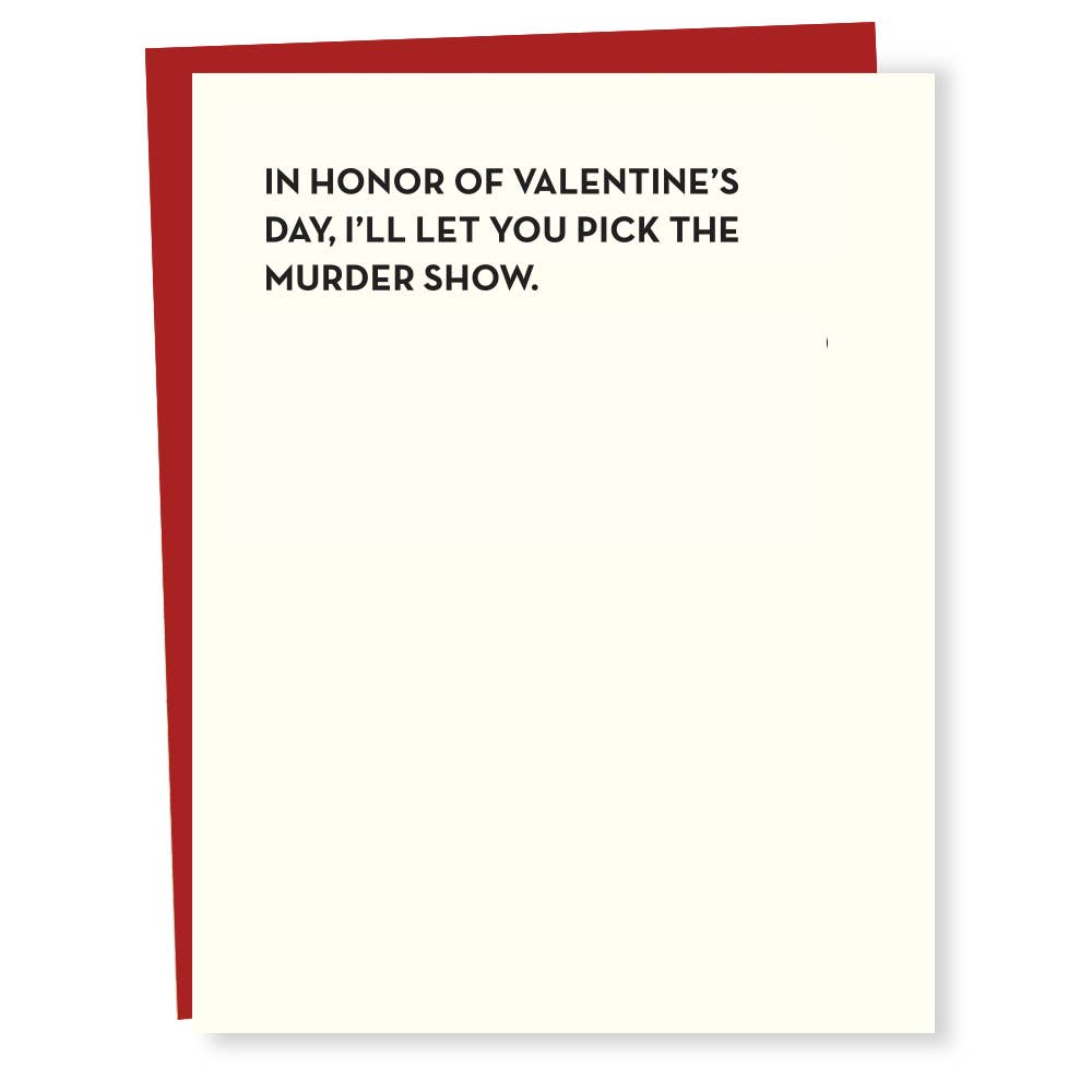 #878 Murder Show Card - The Regal Find