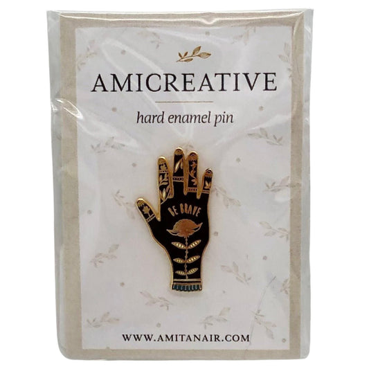 A Brave Hand Hard Enamel Pin - The Regal Find