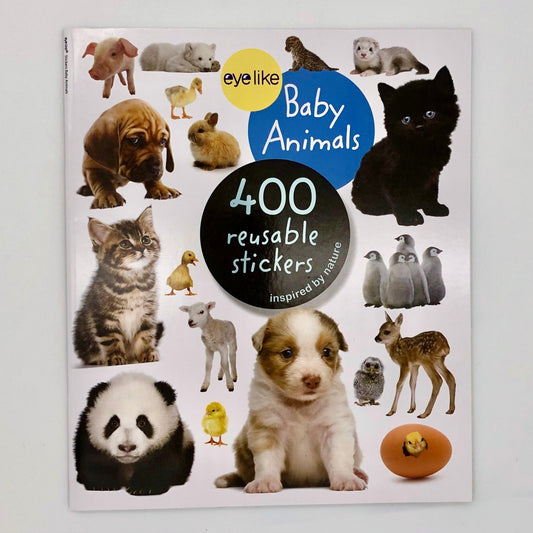 Baby Animal 400 Reusable Sticker Book - The Regal Find