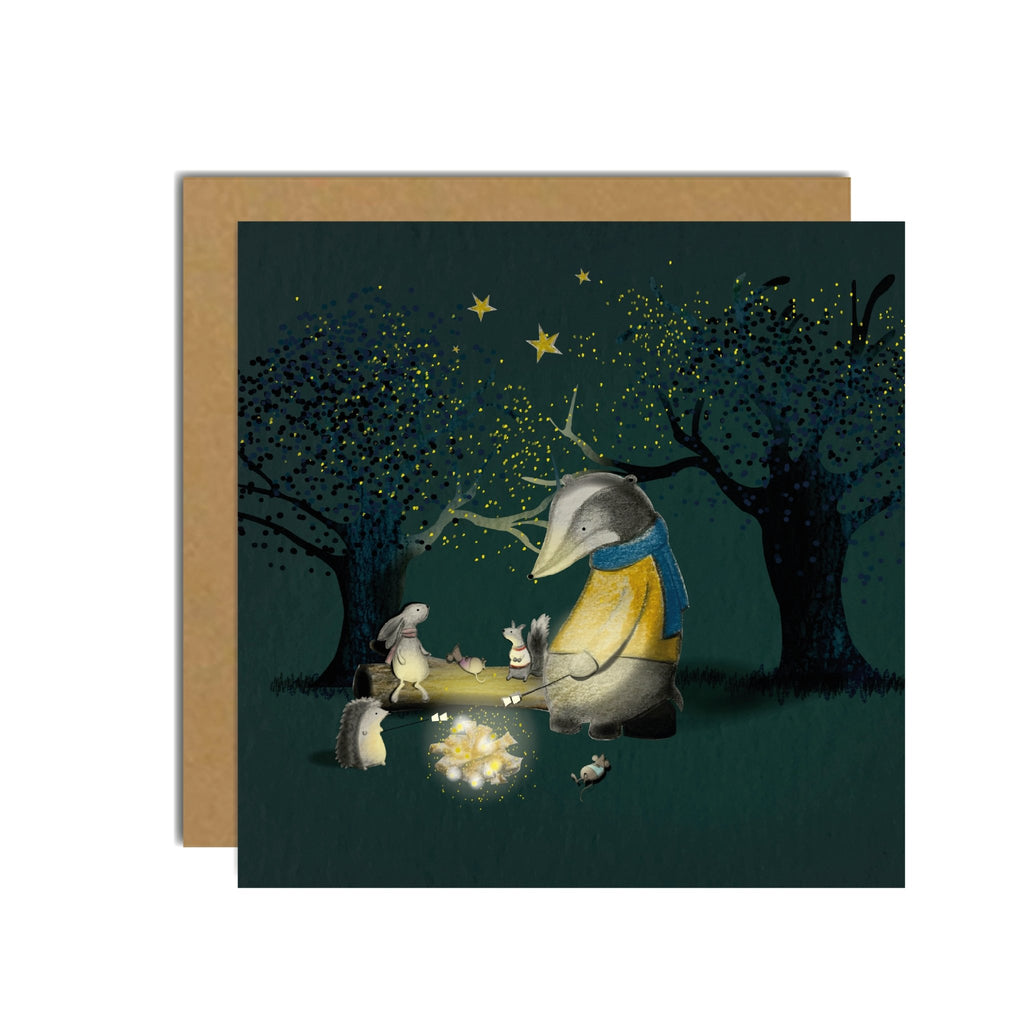 Badger Under The Stars Card - The Regal Find