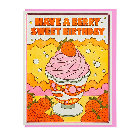 Berry Sweet Birthday Card - The Regal Find