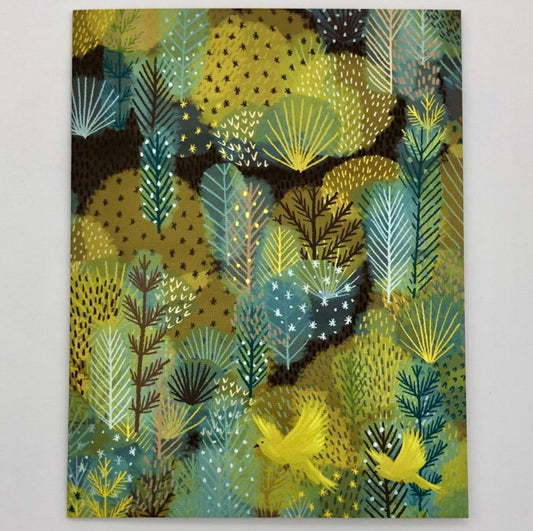 Birds in Forest Birthday Card - The Regal Find