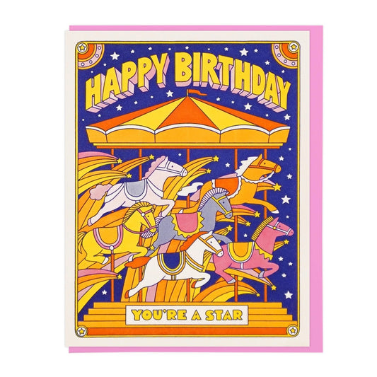 Birthday Carousel Card - The Regal Find