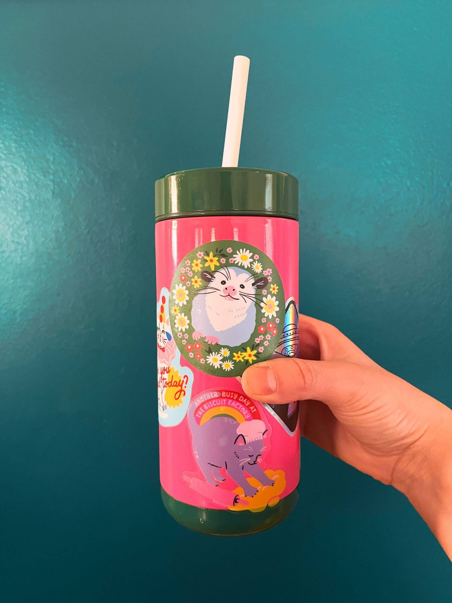 Biscuit Factory Kitty Clear Vinyl Sticker - The Regal Find