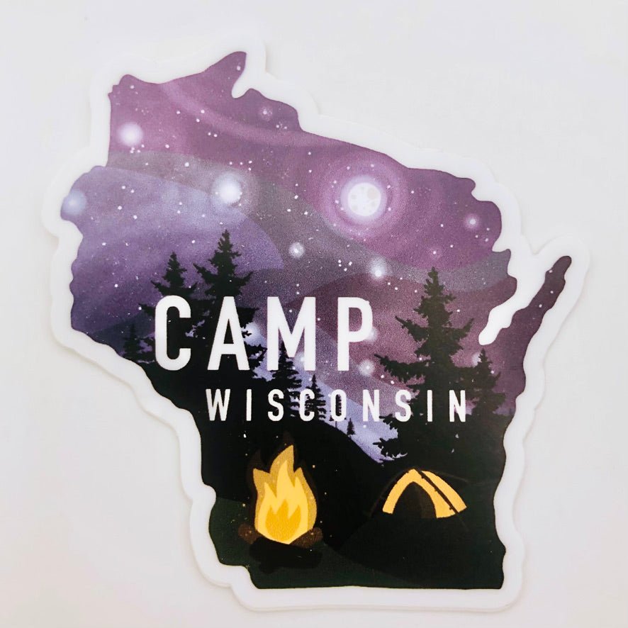 Camp Wisconsin Sticker - The Regal Find