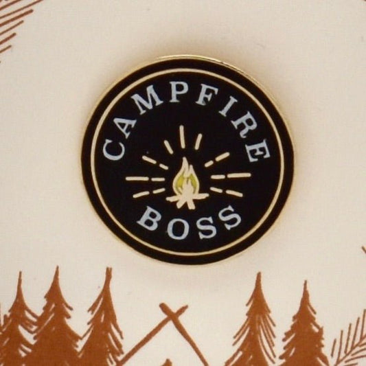 Campfire Boss Enamel Pin - The Regal Find