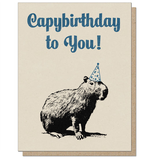 Capybirthday to You Birthday Card - The Regal Find
