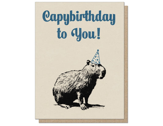 Capybirthday to You Birthday Card - The Regal Find