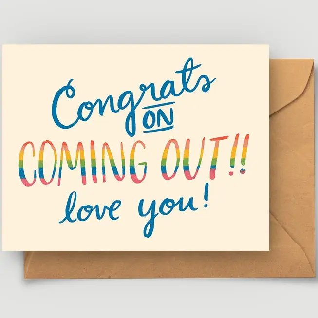 Coming Out Congrats Card - The Regal Find