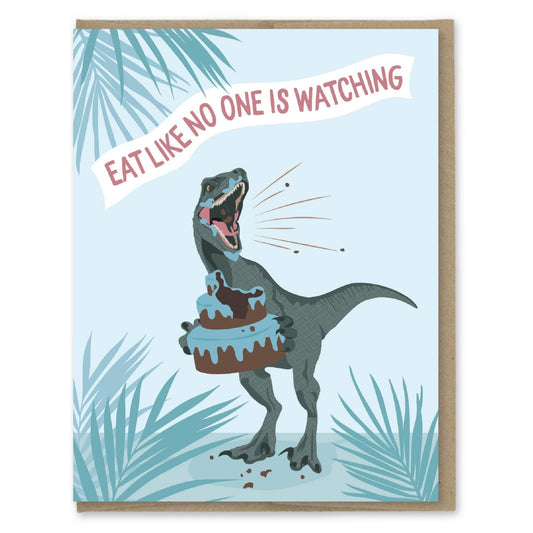 Eat Like No One Is Watching Card - The Regal Find