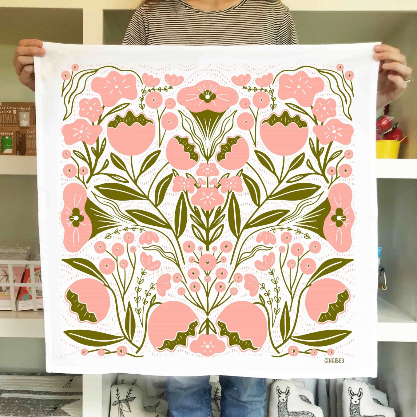 Flowers Tea Towel - The Regal Find