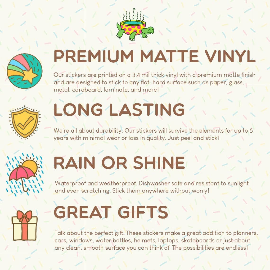 Follow Your Art Hamster Artsy Animal Vinyl Sticker - The Regal Find