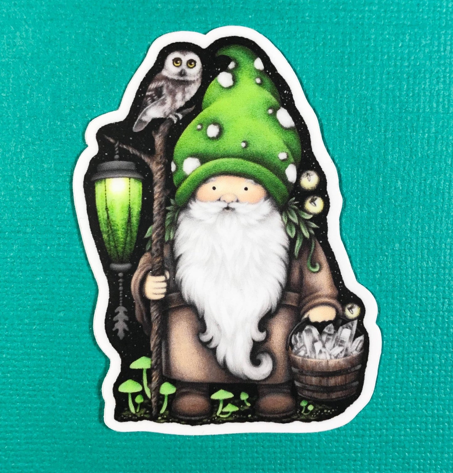 Forest gnome sticker - The Regal Find