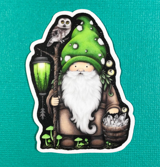 Forest gnome sticker - The Regal Find