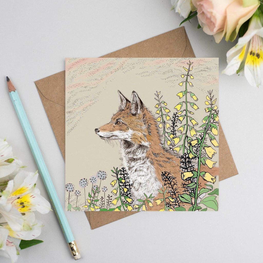 Foxgloves Greeting Card - The Regal Find