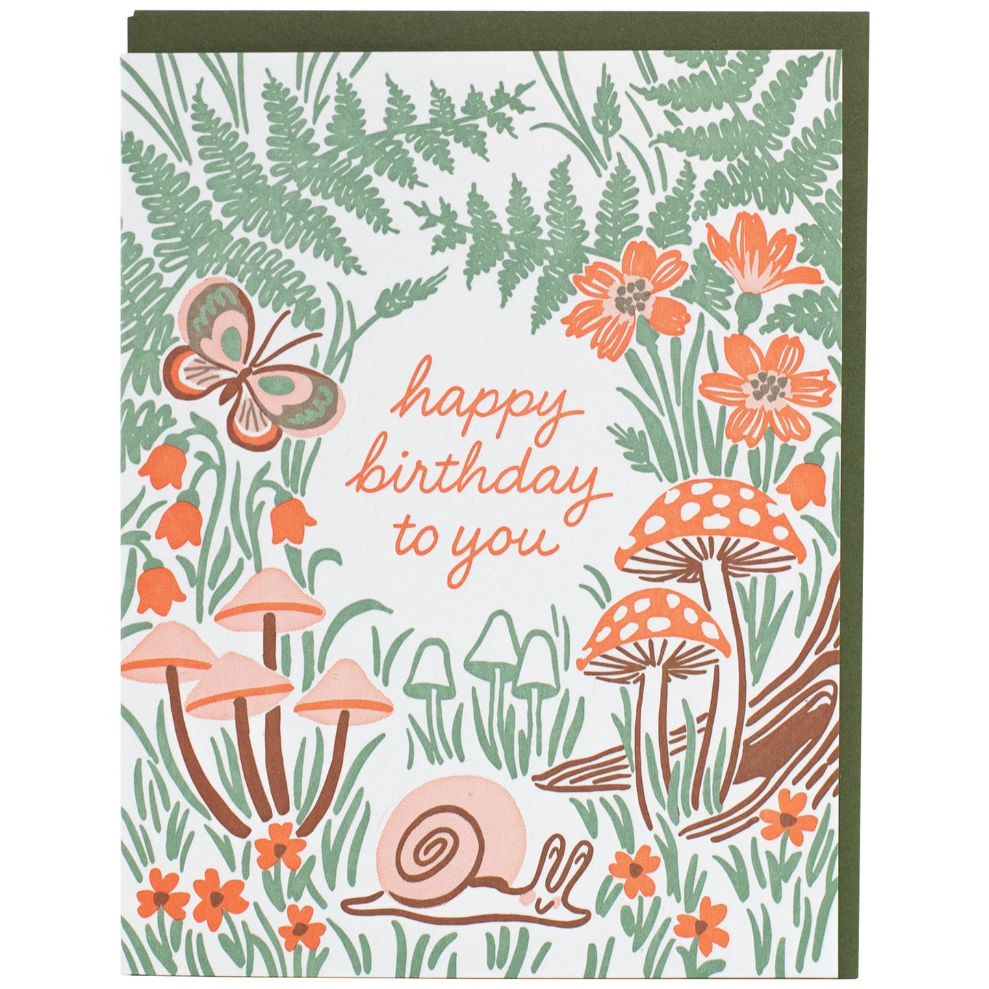 Garden Snail Birthday Card - The Regal Find