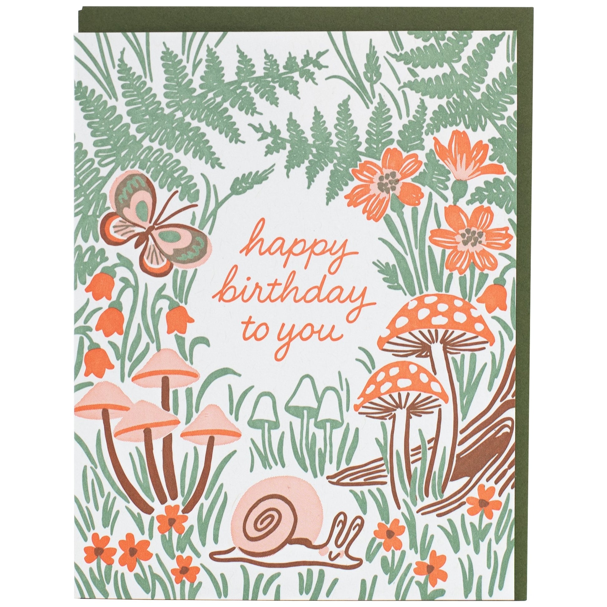Garden Snail Birthday Card - The Regal Find