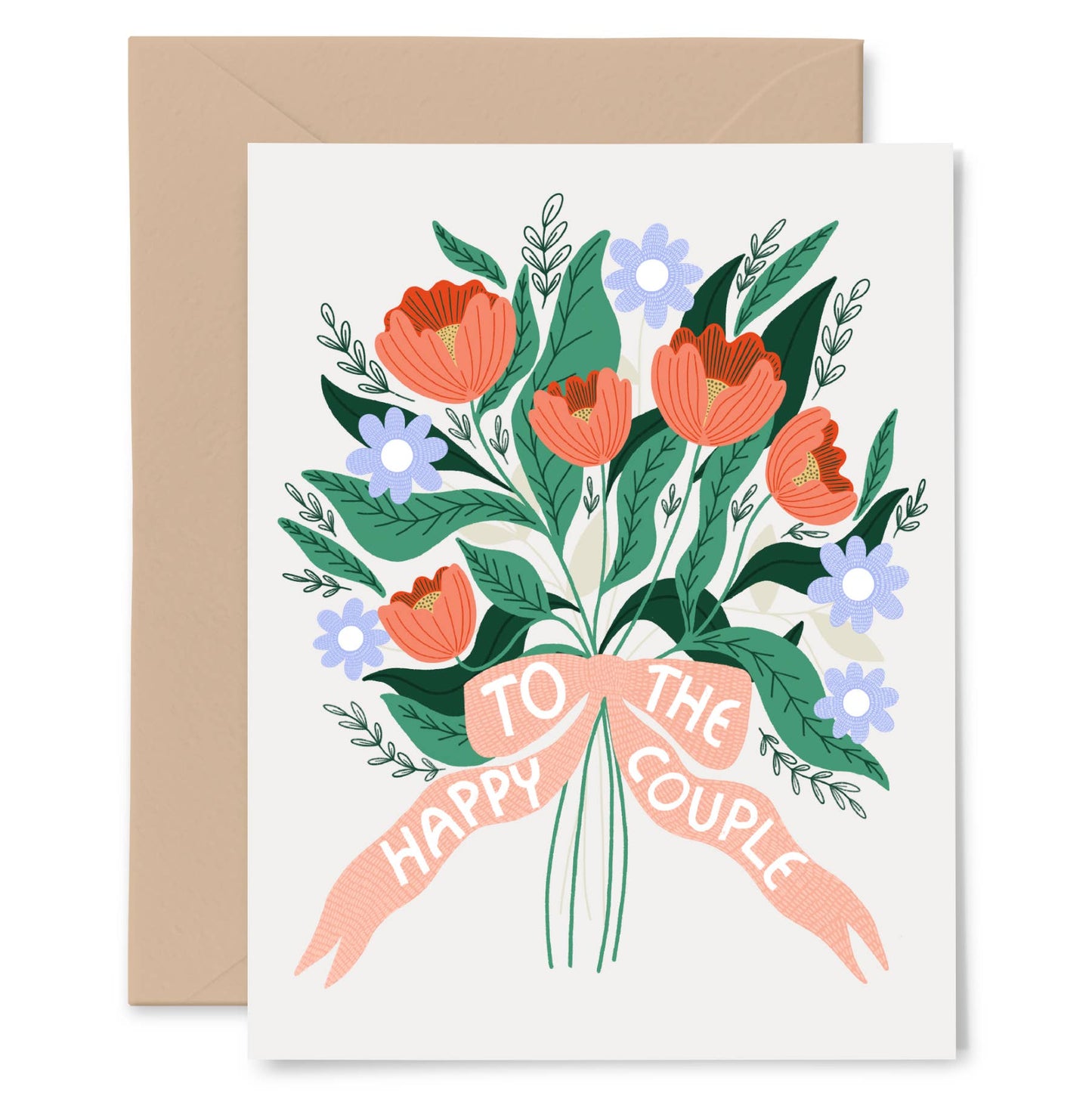 Happy Couple Bouquet Card - The Regal Find
