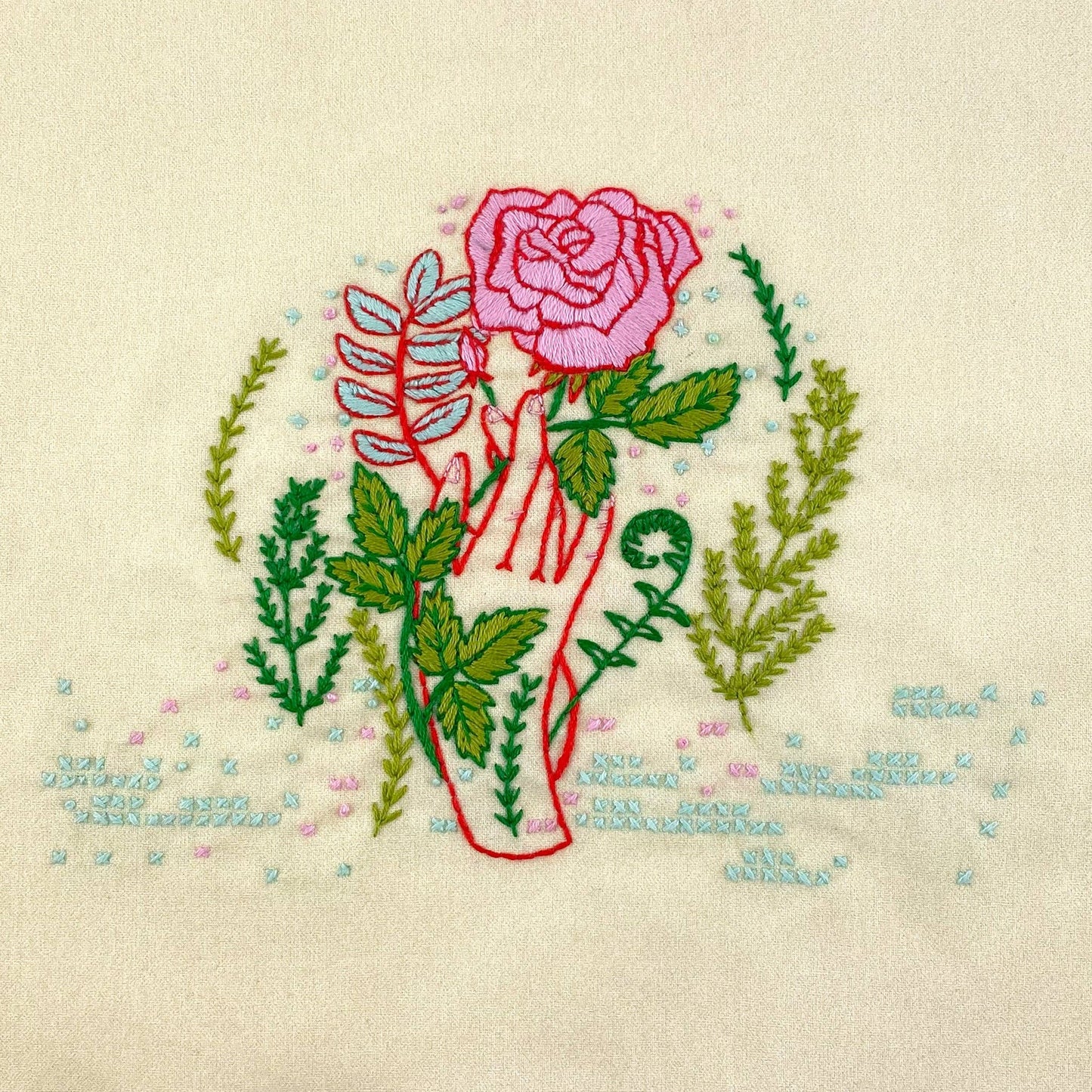 Hello From Rose City Embroidery Kit - The Regal Find