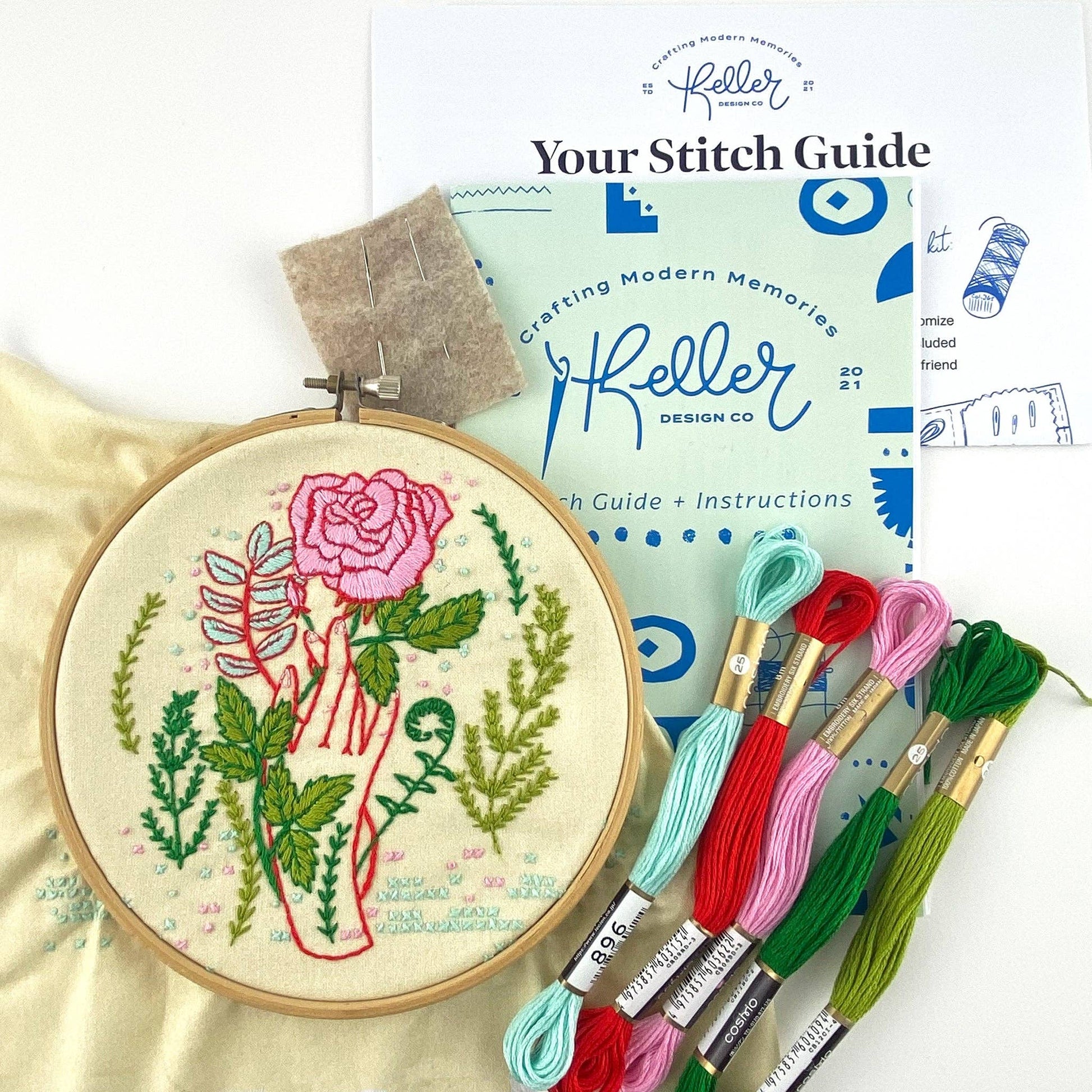 Hello From Rose City Embroidery Kit - The Regal Find