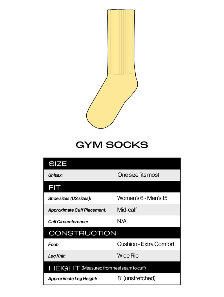 I ❤️ Pickles Gym Crew Socks - The Regal Find
