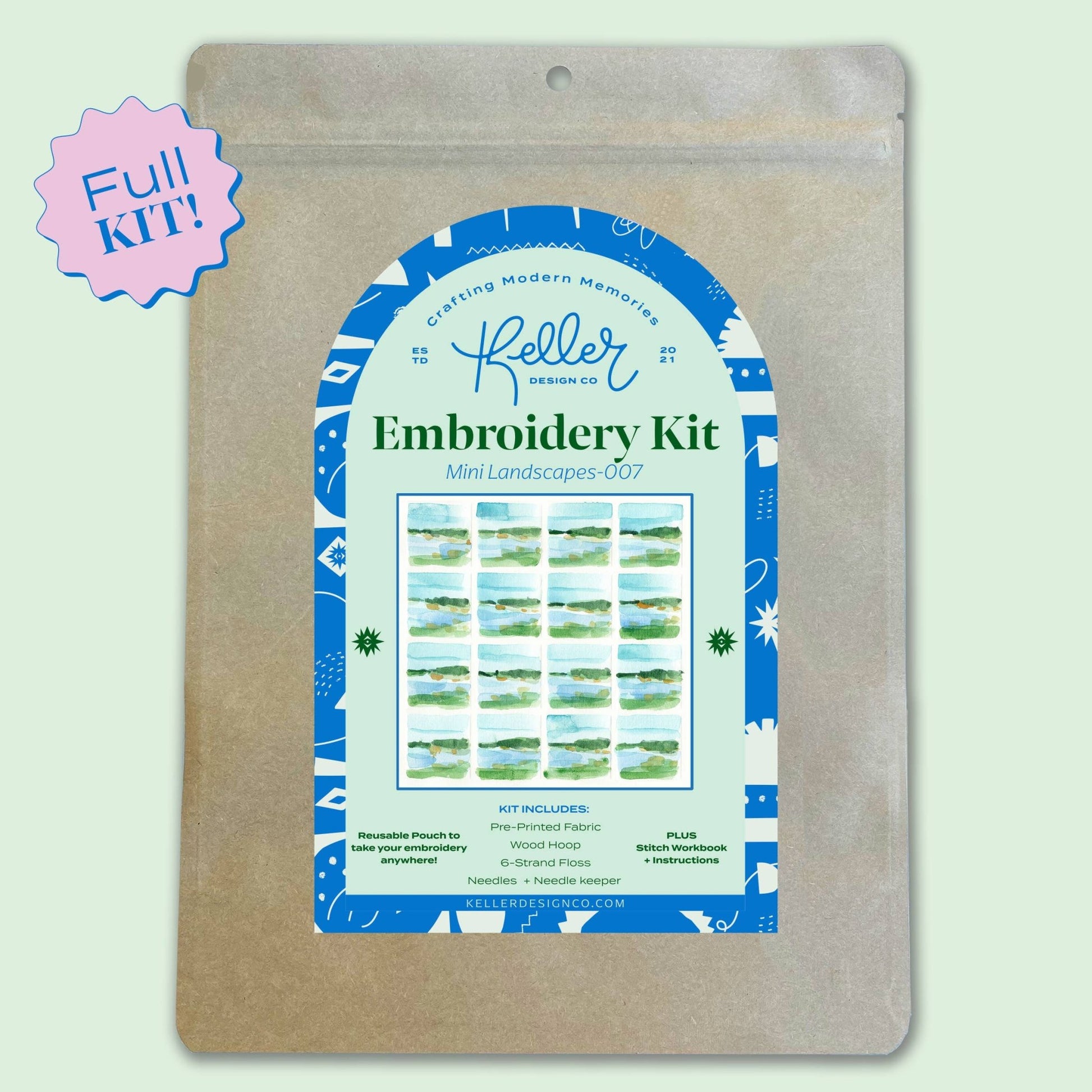 Mini Landscapes Embroidery Kit - The Regal Find