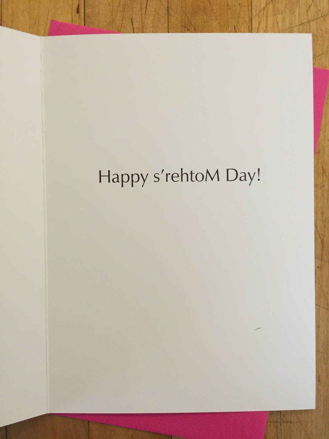 Mom Spelled Backwards Card - The Regal Find