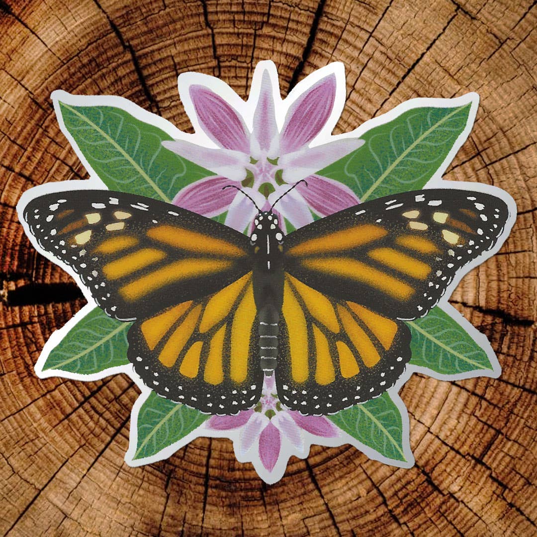 Monarch Matte Mirror PVC-Free Sticker - The Regal Find