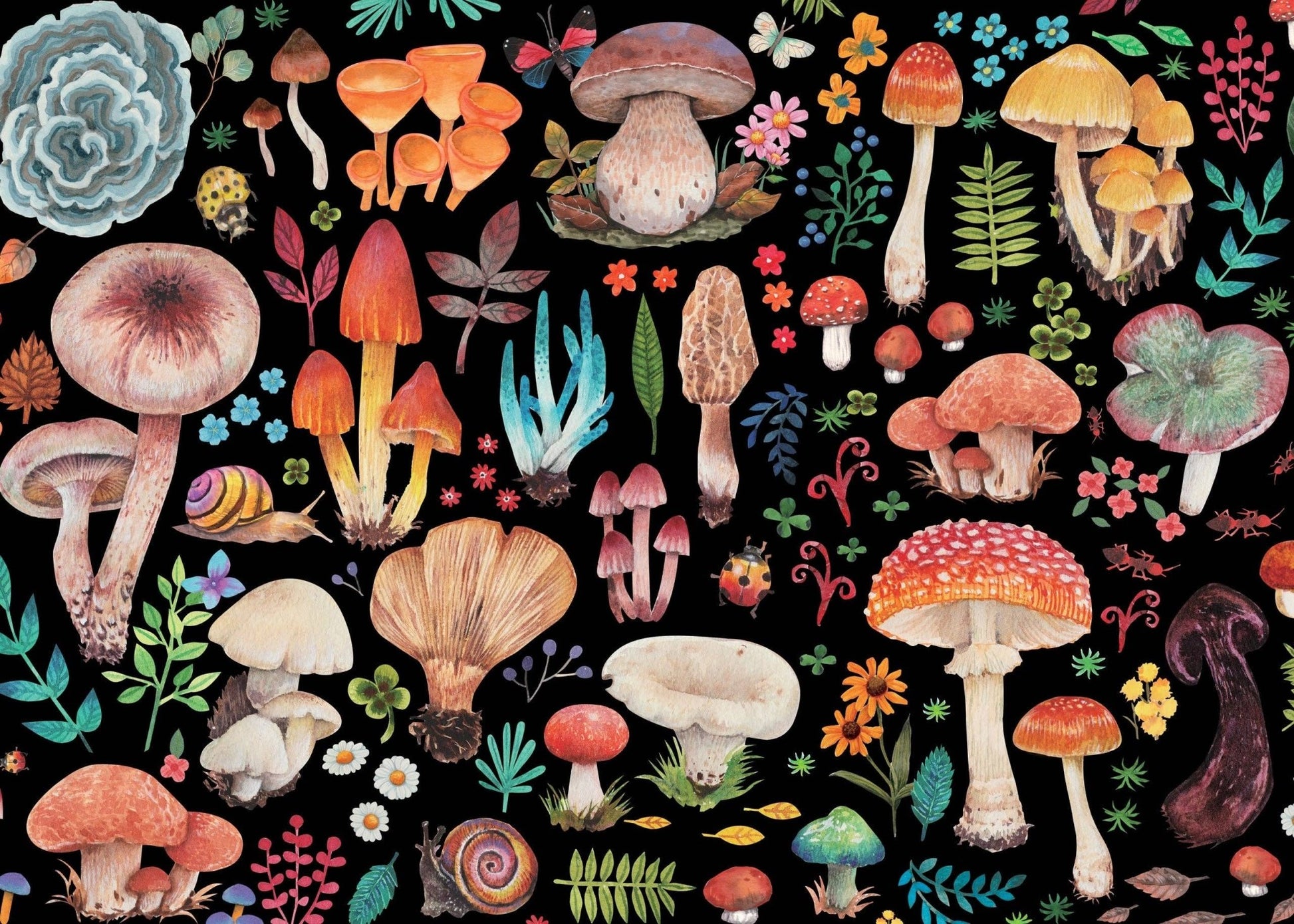 Mushrooms 1000 Piece Jigsaw Puzzle - The Regal Find