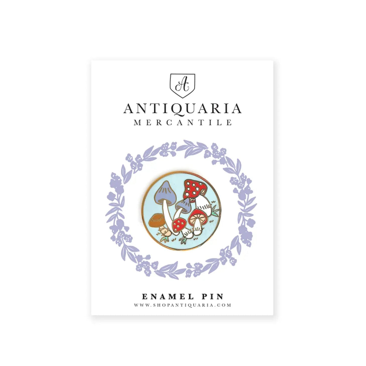 Mushrooms Enamel Pin - The Regal Find
