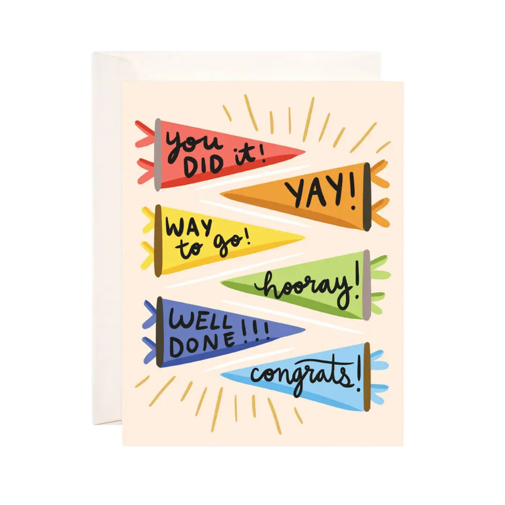 Pennant Congrats Card - The Regal Find