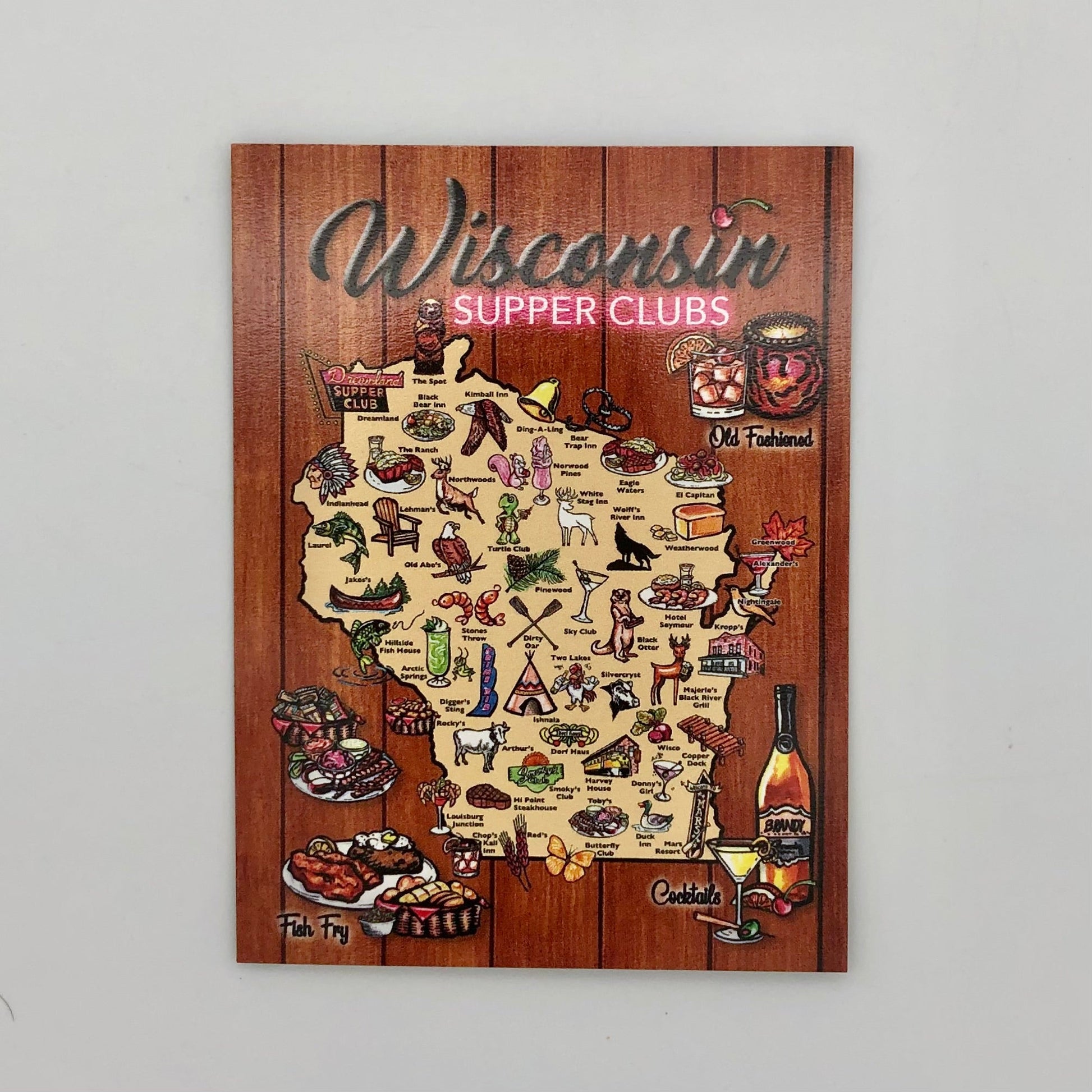 Pink Squirrel Supper Clubs Magnet - The Regal Find