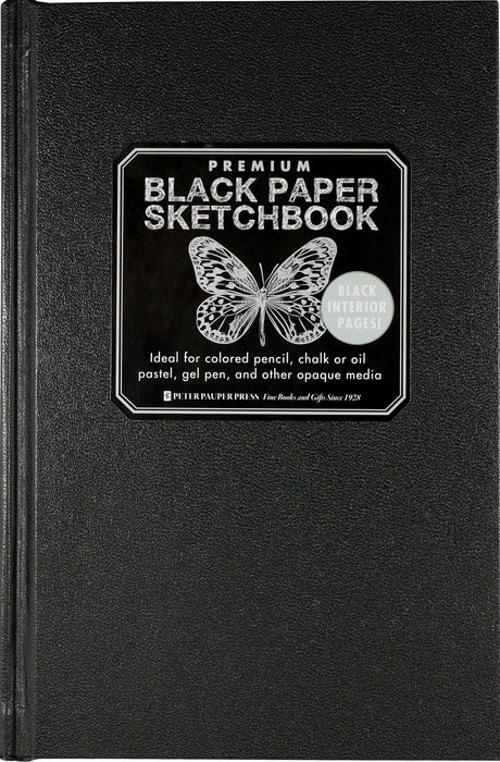 Premium Black Paper Sketchbook - The Regal Find