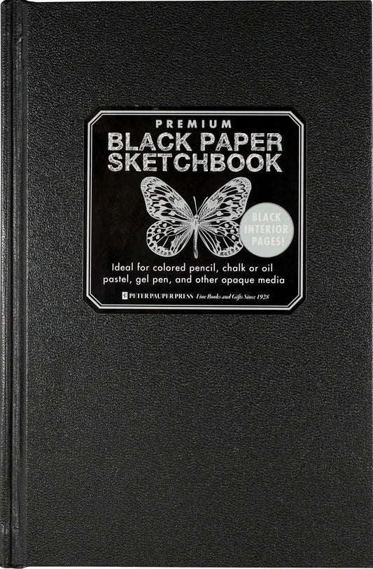 Premium Black Paper Sketchbook - The Regal Find