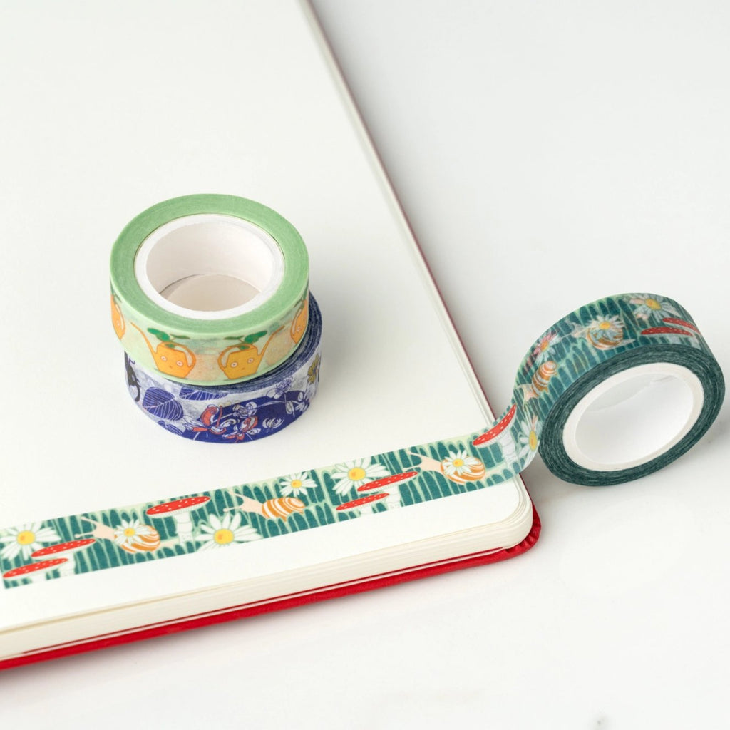 Snail Stroll in the Garden Washi Tape - The Regal Find
