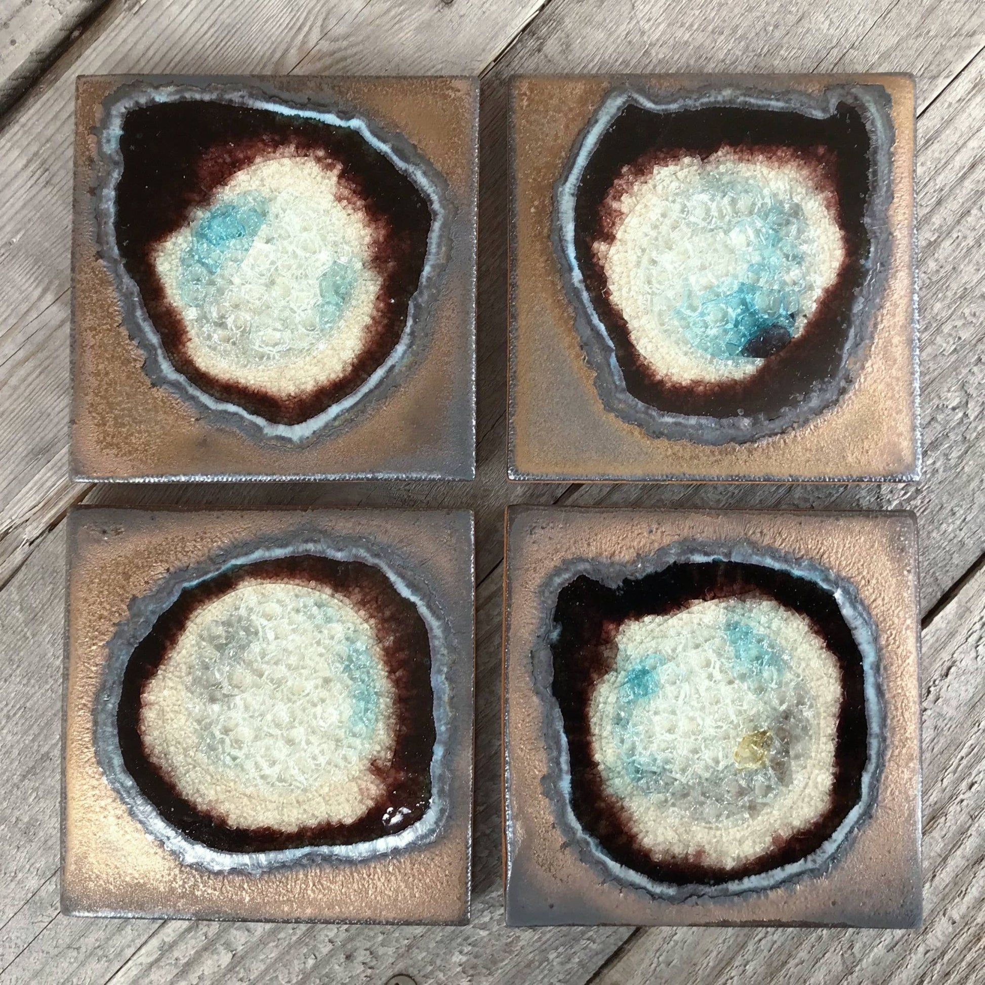 Square Coaster - Bronze: Individual Coaster - The Regal Find