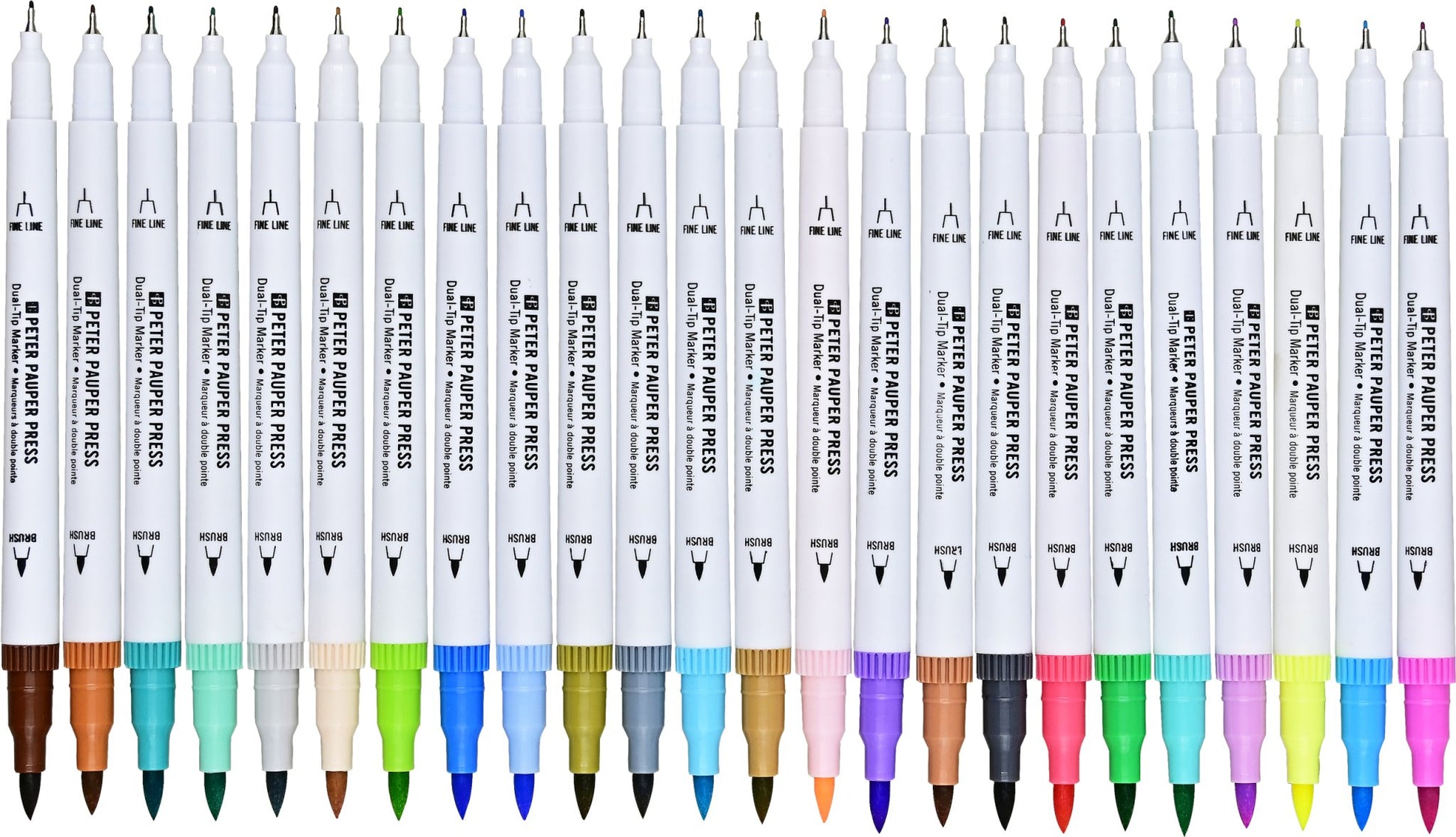 Studio Series Dual-Tip Pastel Markers (Set of 24) - The Regal Find