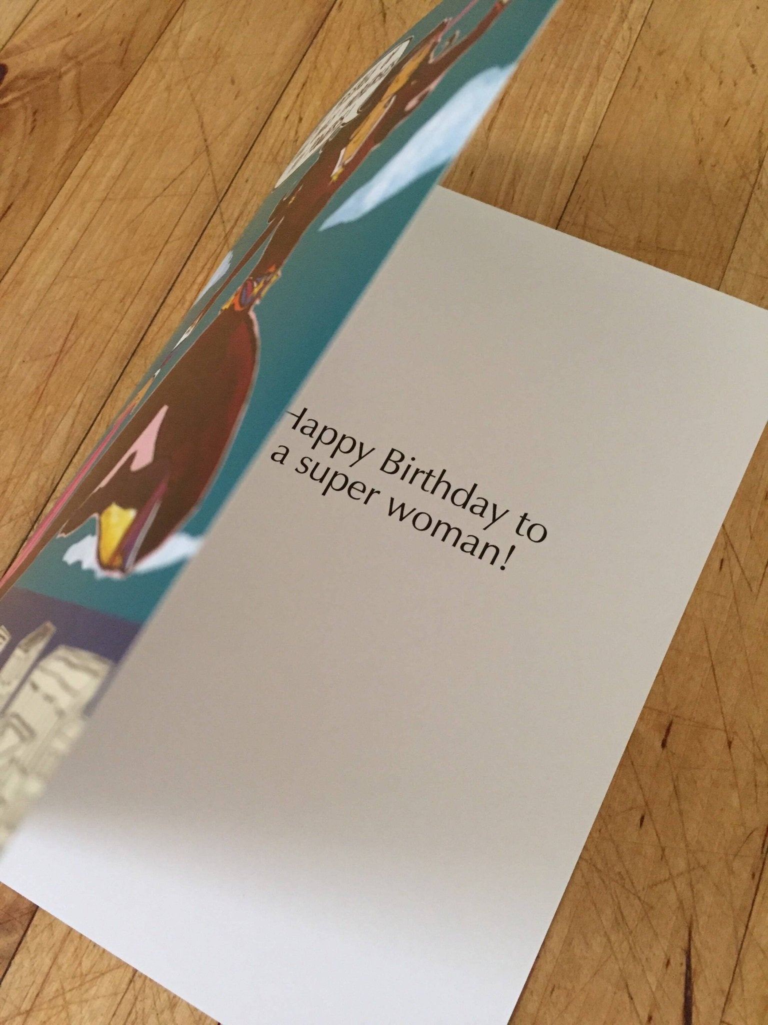 Super Woman Birthday Card - The Regal Find