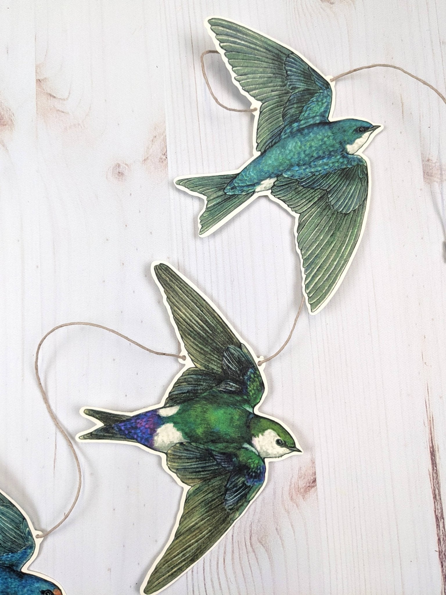 Swallow Illustrated Garland - The Regal Find