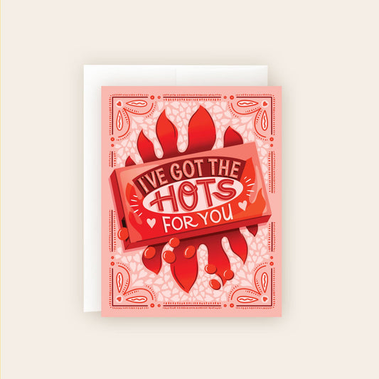 The Hots for You Valentine's Day Card - The Regal Find
