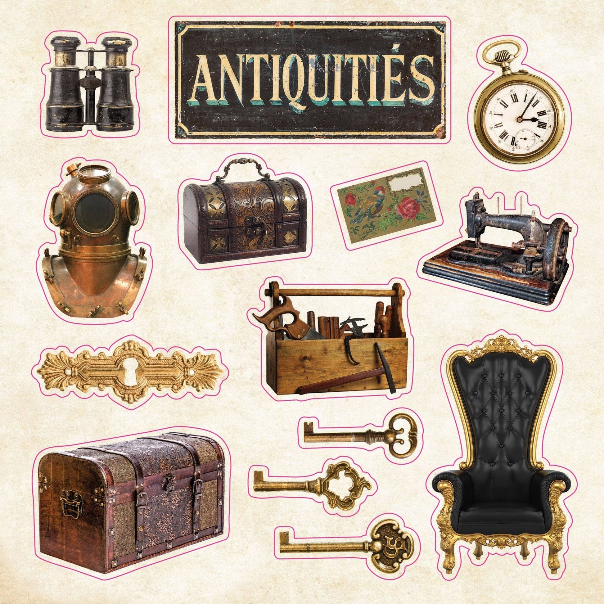 The Sticker Book of Curiosities - The Regal Find
