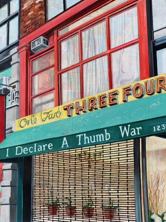 Thumb War Map Print - The Regal Find