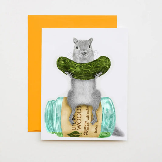 Violet Mortimer Fox Squirrel Card - The Regal Find