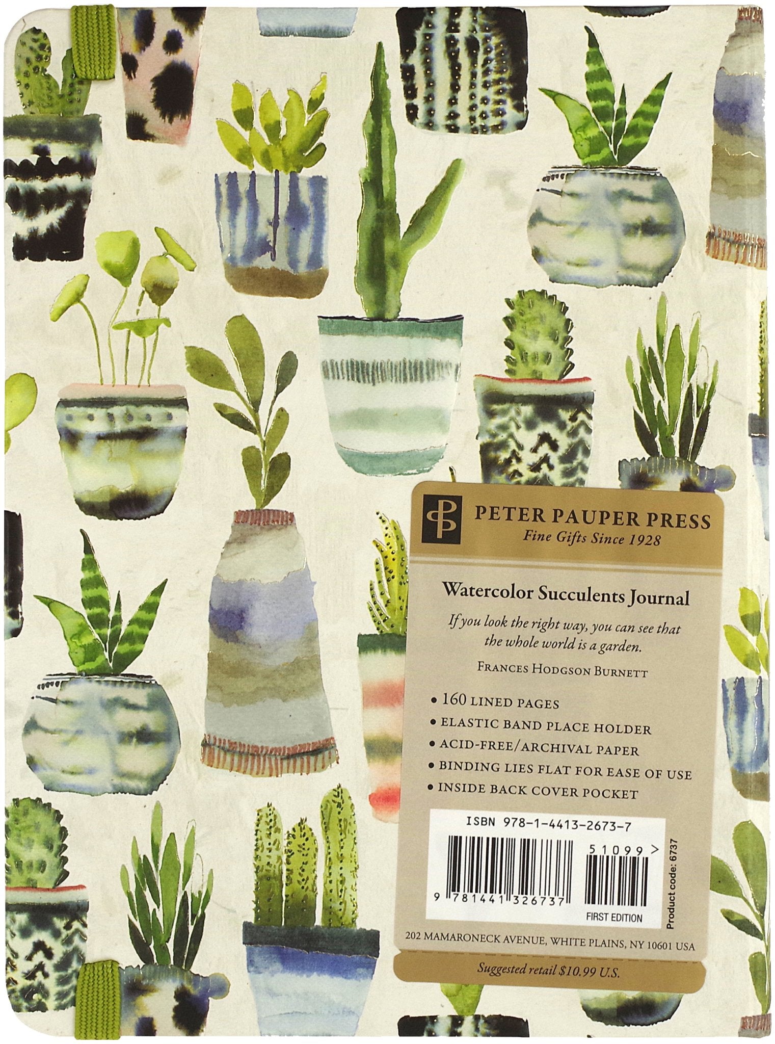 Watercolor Succulents Journal - The Regal Find