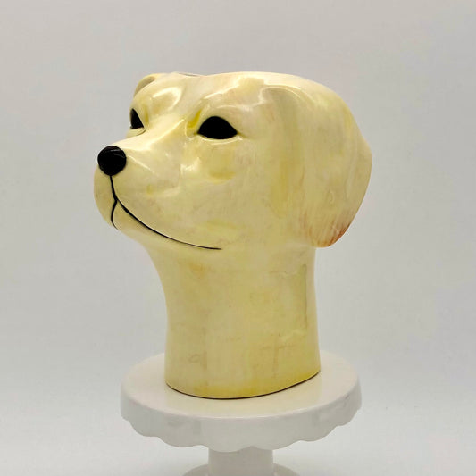 Yellow Labrador Retriever Vase - The Regal Find